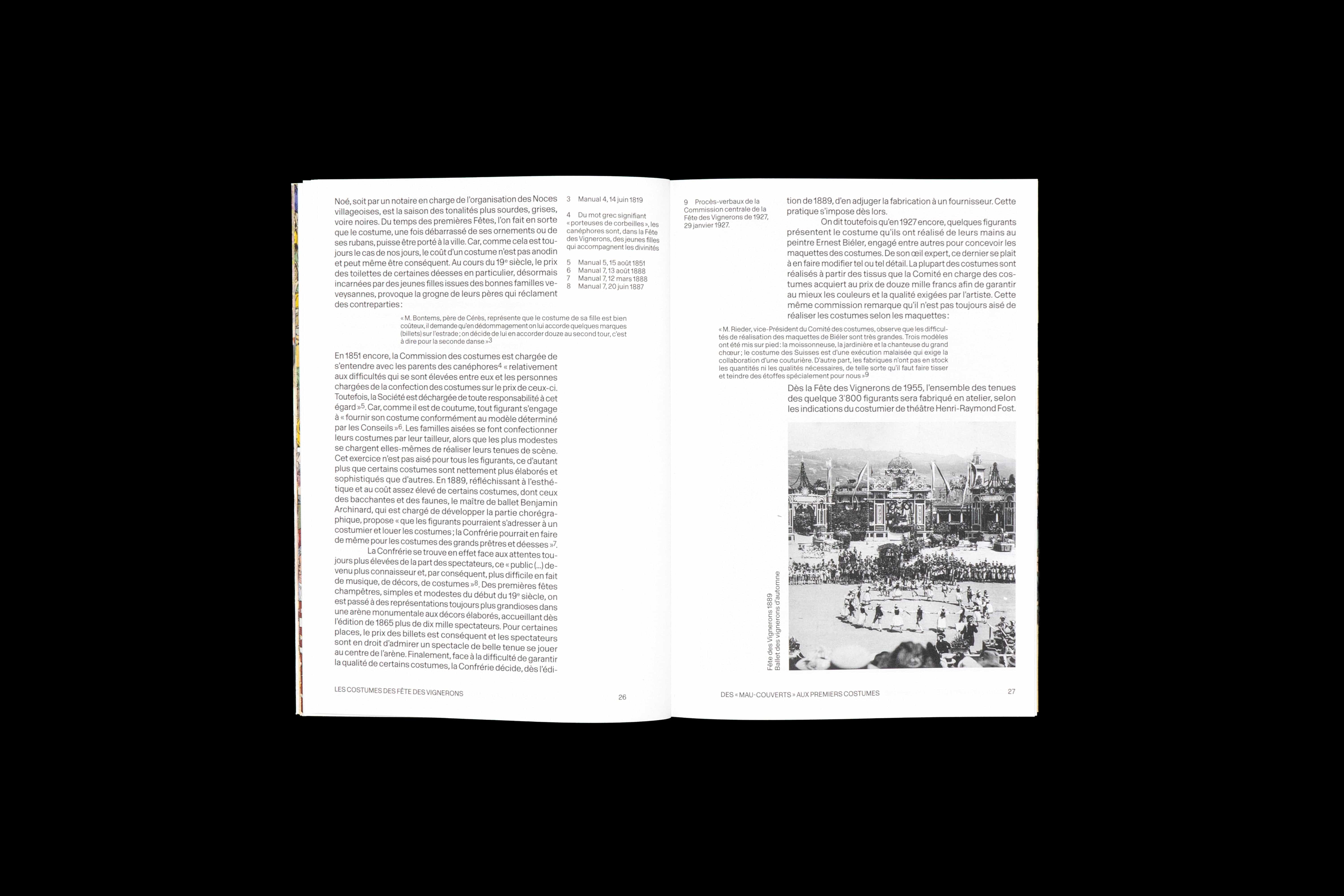 Les costumes des Fêtes des Vignerons