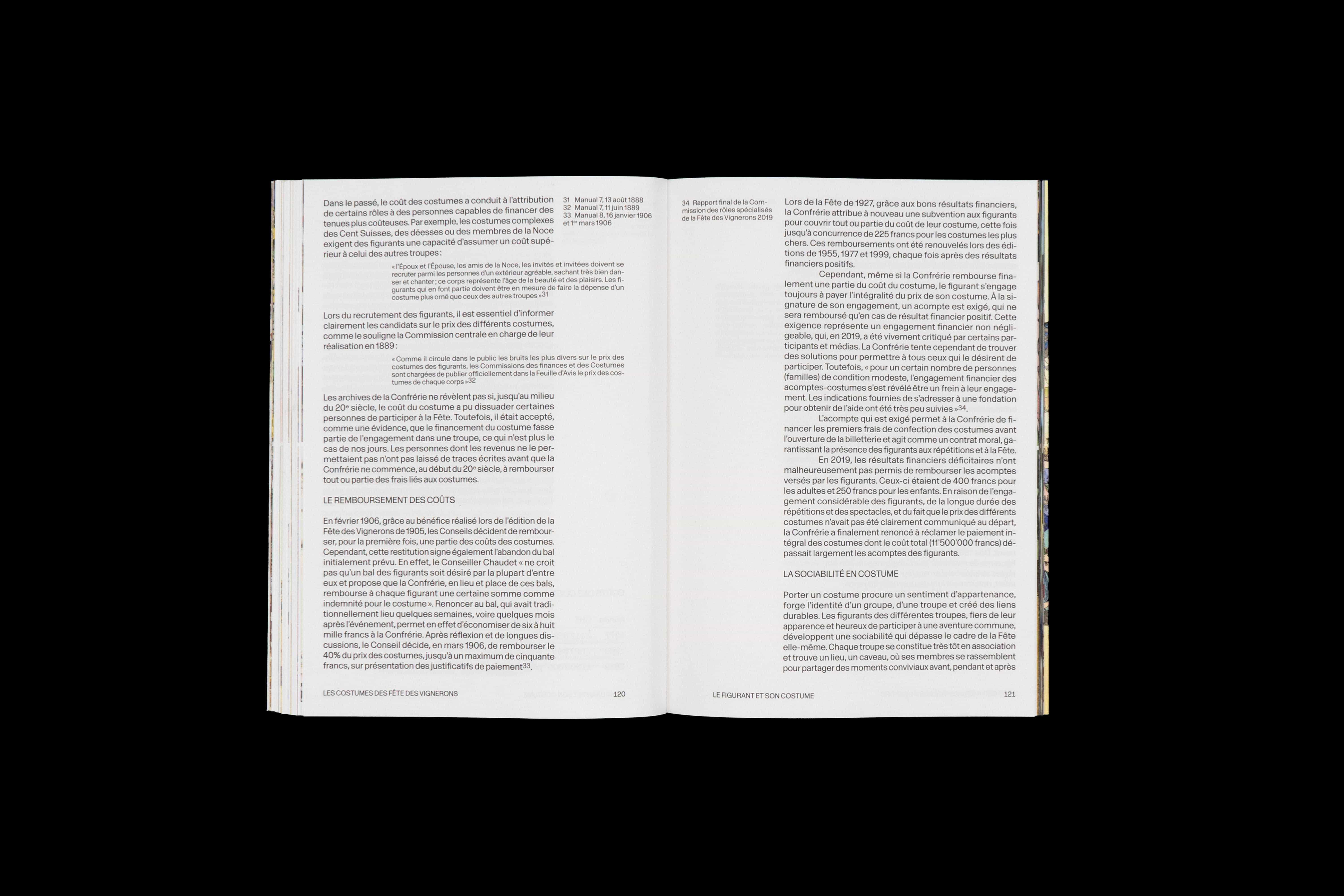 Les costumes des Fêtes des Vignerons